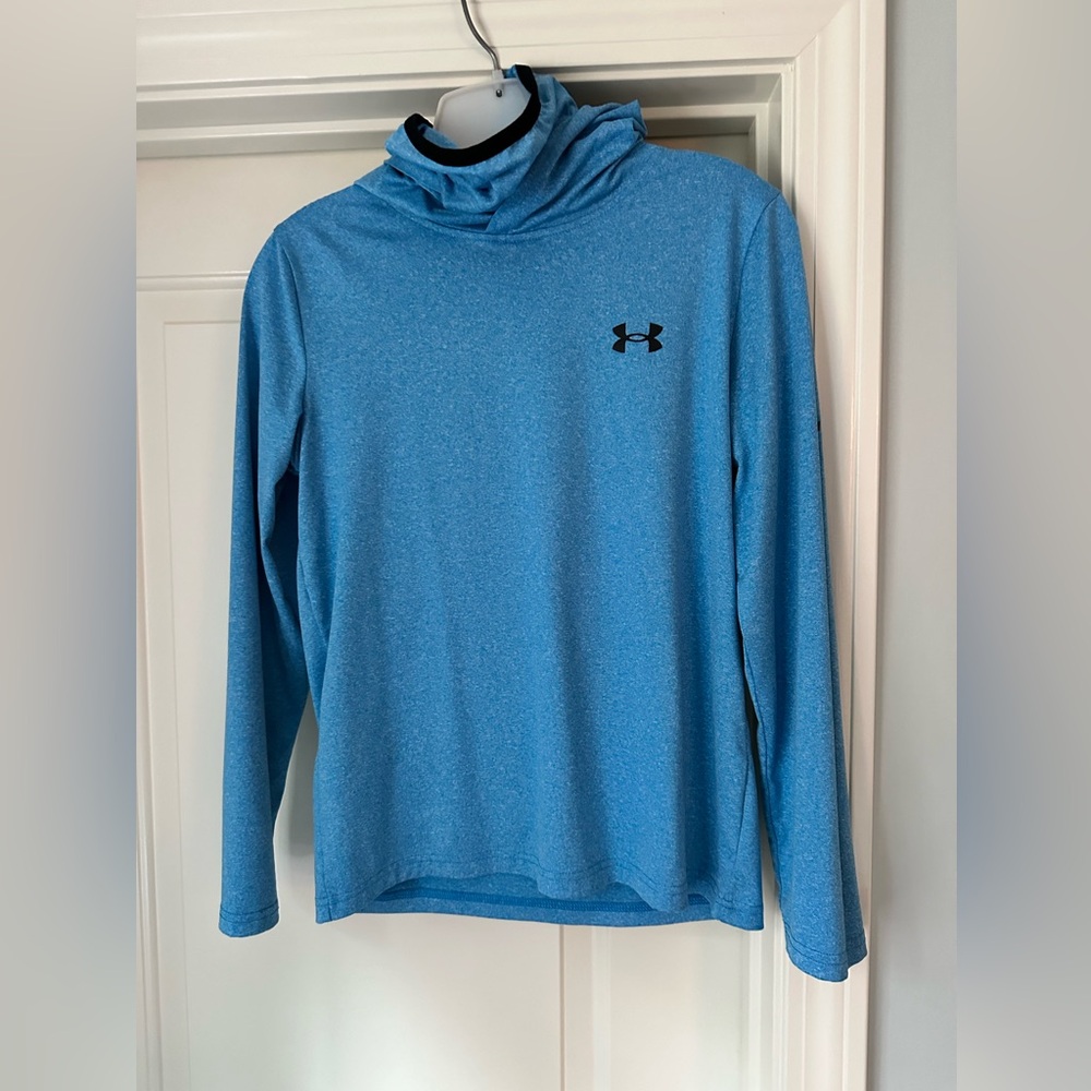 boys under armour hooded shirt
